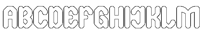 UNITE PRIME-Hollow Font UPPERCASE