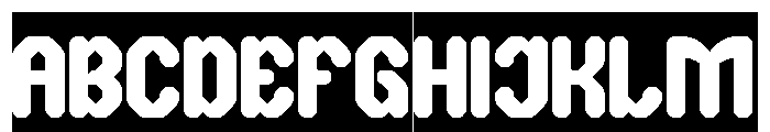 UNITE PRIME-inverse Font UPPERCASE