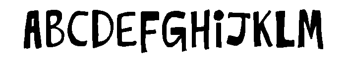 UNKA MOCHA Font UPPERCASE
