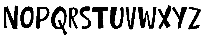 UNKA MOCHA Font UPPERCASE