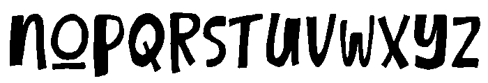 UNKA MOCHA Font LOWERCASE