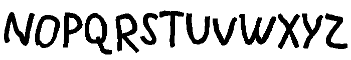 Uncle Busy Bold Font UPPERCASE
