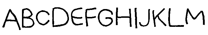 Uncle Busy Font UPPERCASE