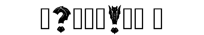 Undead Regular Font OTHER CHARS