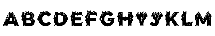 Undead Regular Font UPPERCASE