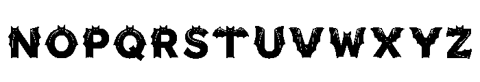 Undead Regular Font LOWERCASE