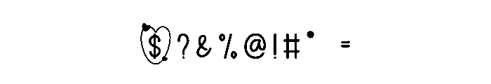 Under Influence Font OTHER CHARS