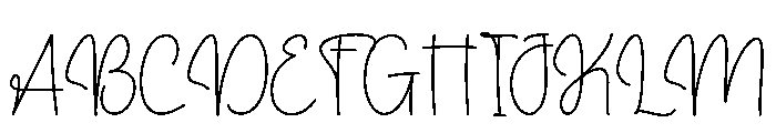 Underbite Font UPPERCASE