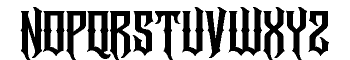 Underock Regular Font UPPERCASE