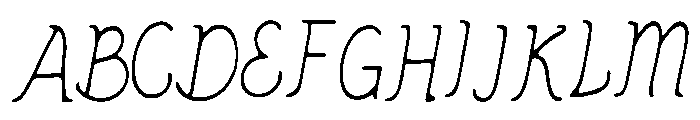Undertow Font UPPERCASE