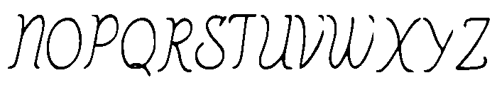Undertow Font UPPERCASE