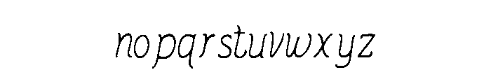 Undertow Font LOWERCASE