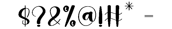 Underwaters Font OTHER CHARS