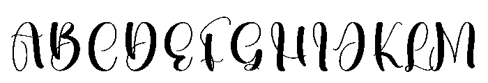 Underwaters Font UPPERCASE