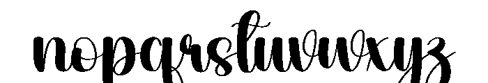Underwaters Font LOWERCASE