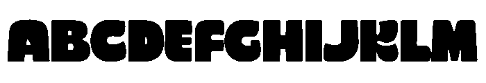 Unfunk Font UPPERCASE