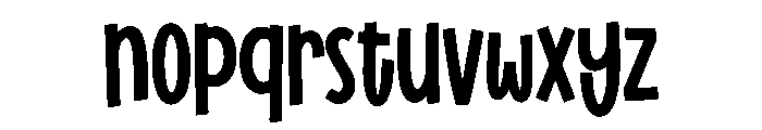 Unibelle Font LOWERCASE