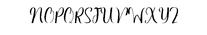 Unicorn Clipart Font UPPERCASE