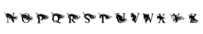 Unicorn Letters Regular Font UPPERCASE
