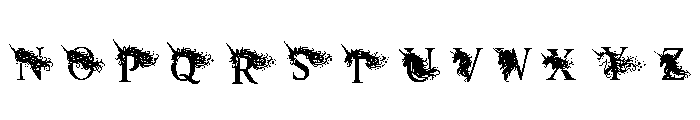 Unicorn Letters Regular Font LOWERCASE