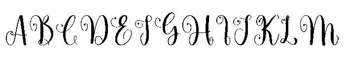 Uniqorn Story Font UPPERCASE