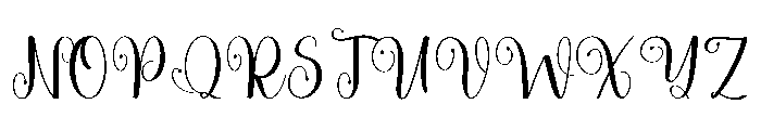 Uniqorn Story Font UPPERCASE