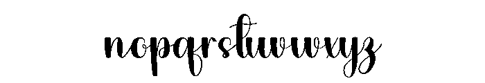 Uniqorn Story Font LOWERCASE