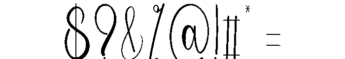 Uniqron Font OTHER CHARS