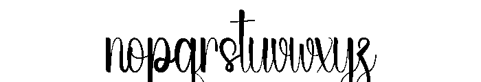 Uniqron Font LOWERCASE