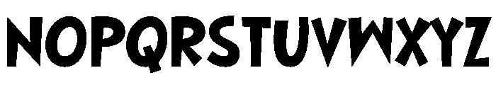 Unique Grinch Font UPPERCASE