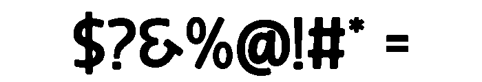 Unique Playful Font OTHER CHARS