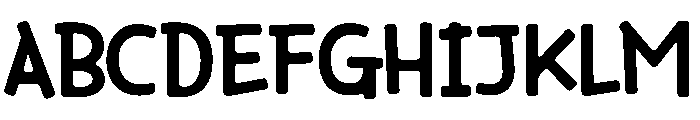 Unique Playful Font UPPERCASE
