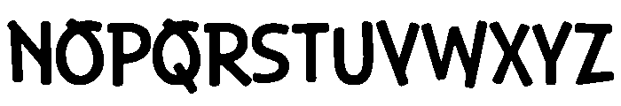 Unique Playful Font LOWERCASE