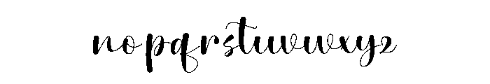 Unique Singing Font LOWERCASE