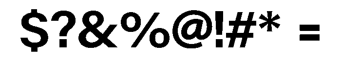 Unirela Font OTHER CHARS