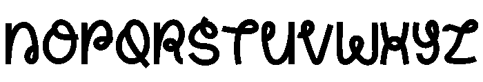 Unirela Font LOWERCASE