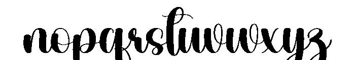 Unitary Font LOWERCASE