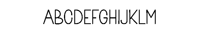 Uniteam Font UPPERCASE