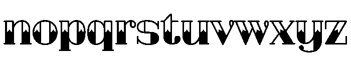 Unity Home Regular Font LOWERCASE