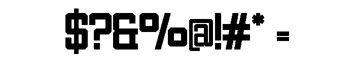 Universal College Regular Font OTHER CHARS