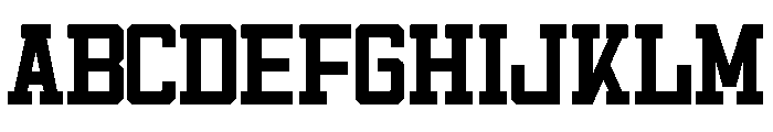Universal College Regular Font UPPERCASE