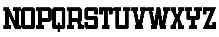 Universal College Regular Font LOWERCASE