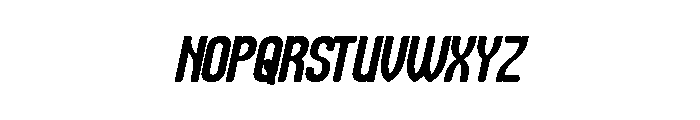 Universal Law-Bold Bold Italic Font UPPERCASE
