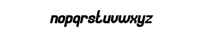 Universal Law-Bold Bold Italic Font LOWERCASE