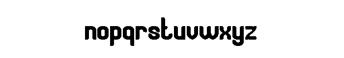 Universal Law Bold Font LOWERCASE