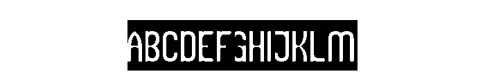 Universal Law-Inverse Font UPPERCASE
