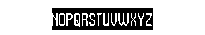 Universal Law-Inverse Font UPPERCASE