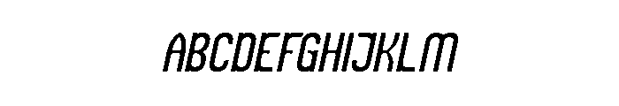 Universal Law Italic Font UPPERCASE