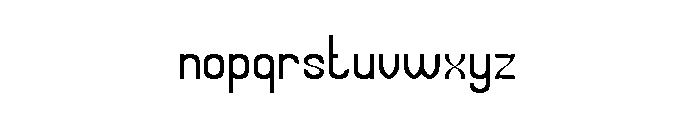 Universal Law-Light Font LOWERCASE