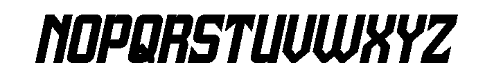 Universe Protector Bold Italic Font UPPERCASE